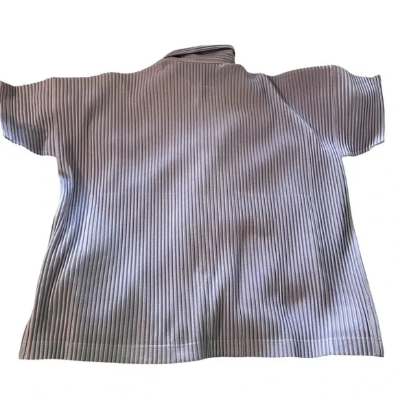 HOMME PLISSÉ ISSEY MIYAKE PLEATED VACATION SHIRT Purple